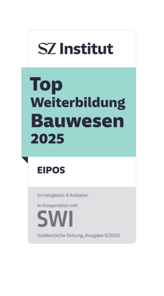 EIPOS - Top Institut für Weiterbildungen im Bauwesen
