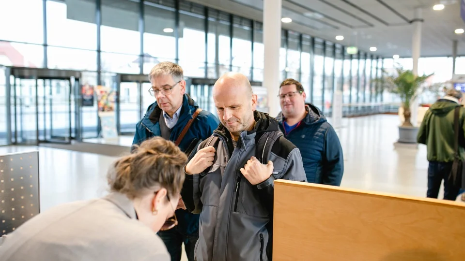 EIPOS SVT BRS - Momentaufnahme an der Anmeldung